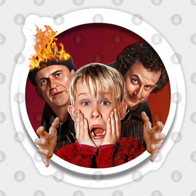 Home Alone Sticker by Zbornak Designs